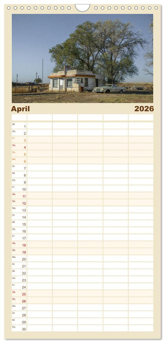 Wo der Wind Wohnt, Amerikas Lost Places (CALVENDO Familienplaner 2026)