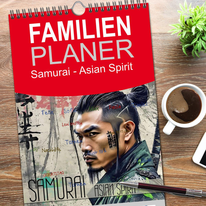 Samurai - Asian Spirit (CALVENDO Familienplaner 2026)