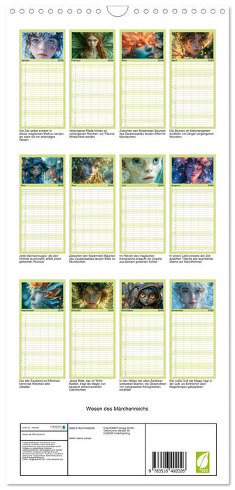 Wesen des Märchenreichs (CALVENDO Familienplaner 2026)