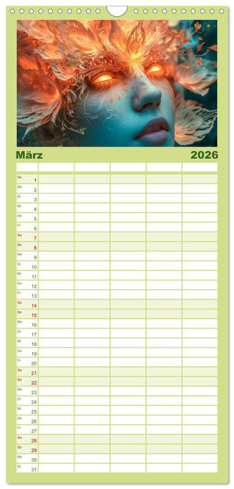 Wesen des Märchenreichs (CALVENDO Familienplaner 2026)