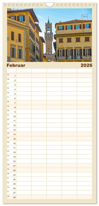 Florenz - Impressionen (CALVENDO Familienplaner 2026)