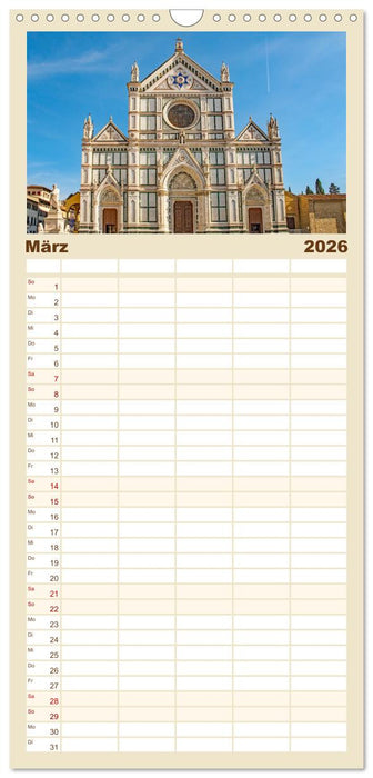 Florenz - Impressionen (CALVENDO Familienplaner 2026)