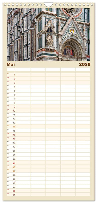 Florenz - Impressionen (CALVENDO Familienplaner 2026)