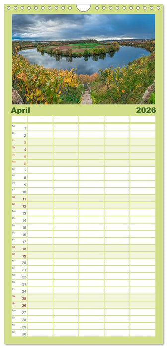 Naturwunder - Deutschlands Flussschleifen (CALVENDO Familienplaner 2026)