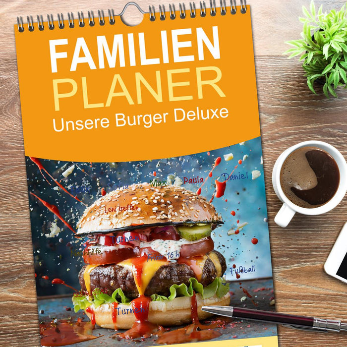 Unsere Burger Deluxe (CALVENDO Familienplaner 2026)