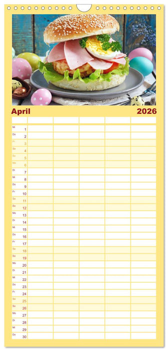 Unsere Burger Deluxe (CALVENDO Familienplaner 2026)