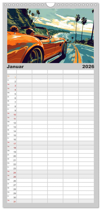 Speed Symphony (CALVENDO Familienplaner 2026)