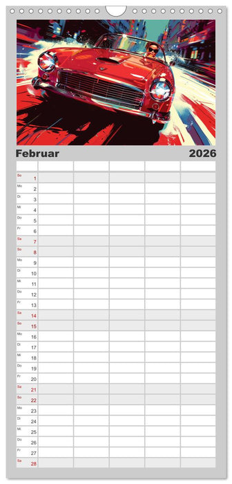 Speed Symphony (CALVENDO Familienplaner 2026)