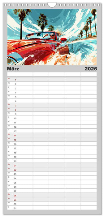 Speed Symphony (CALVENDO Familienplaner 2026)