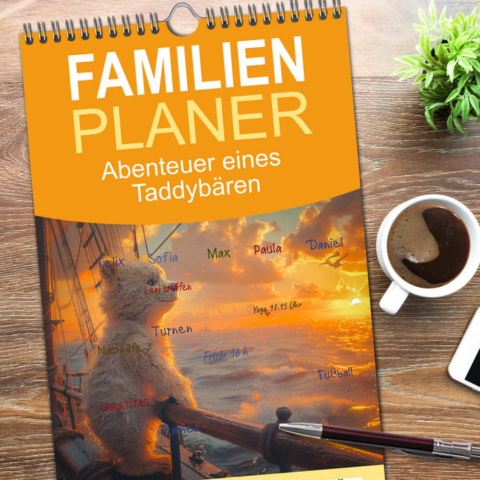 Abenteuer eines Taddybären (CALVENDO Familienplaner 2026)