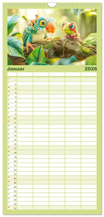 Kleine Wunderwelt - Kinderkalender (CALVENDO Familienplaner 2026)