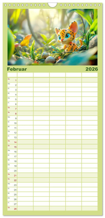 Kleine Wunderwelt - Kinderkalender (CALVENDO Familienplaner 2026)