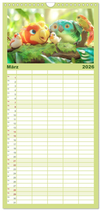 Kleine Wunderwelt - Kinderkalender (CALVENDO Familienplaner 2026)