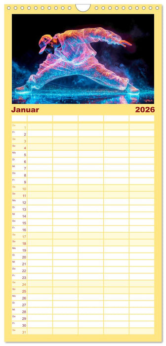 BREAKING Cooler Tanz und krasse Moves (CALVENDO Familienplaner 2026)