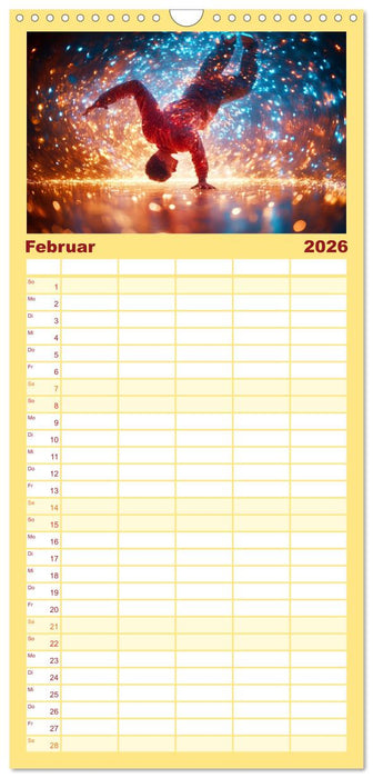 BREAKING Cooler Tanz und krasse Moves (CALVENDO Familienplaner 2026)