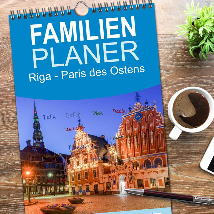Riga - Paris des Ostens (CALVENDO Familienplaner 2026)