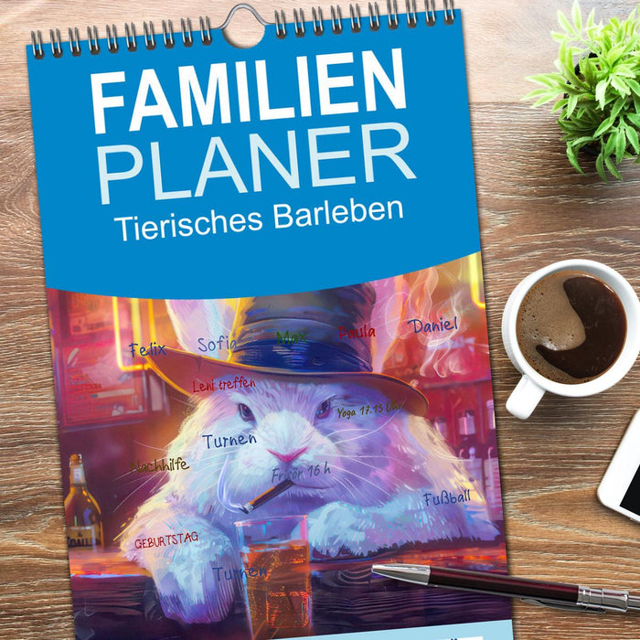 Tierisches Barleben (CALVENDO Familienplaner 2026)
