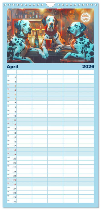 Tierisches Barleben (CALVENDO Familienplaner 2026)