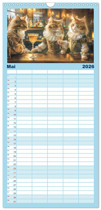 Tierisches Barleben (CALVENDO Familienplaner 2026)