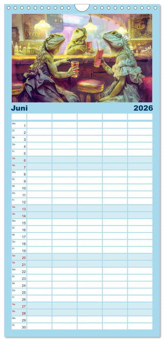 Tierisches Barleben (CALVENDO Familienplaner 2026)