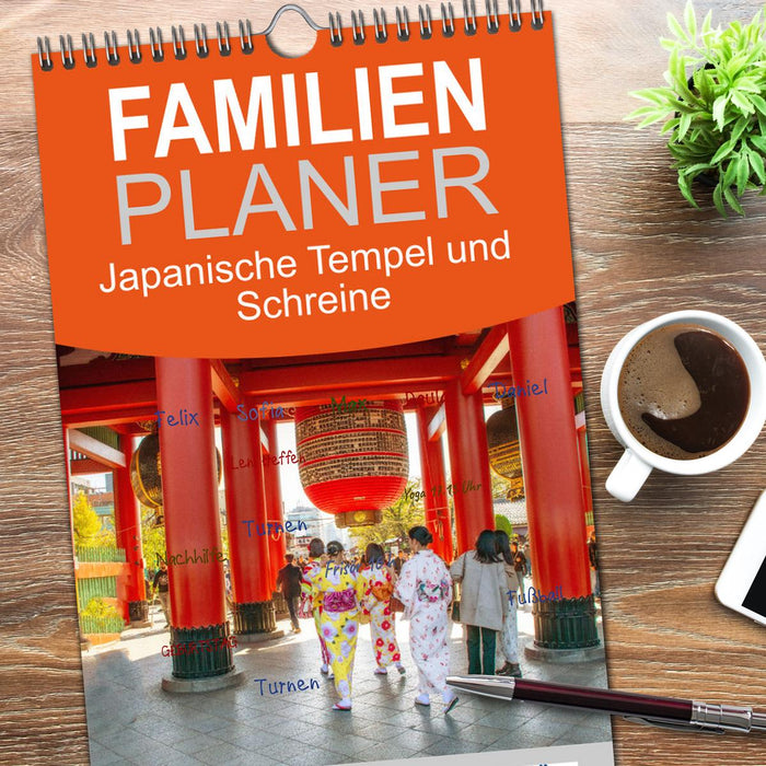 Japanische Tempel und Schreine (CALVENDO Familienplaner 2026)