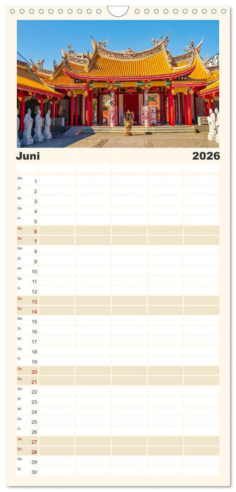 Japanische Tempel und Schreine (CALVENDO Familienplaner 2026)