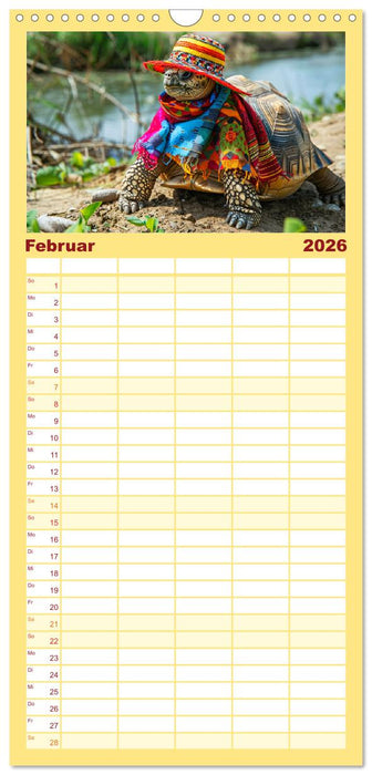 Die schönsten Tiermodels. Schicke Outfits und High Fashion (CALVENDO Familienplaner 2026)