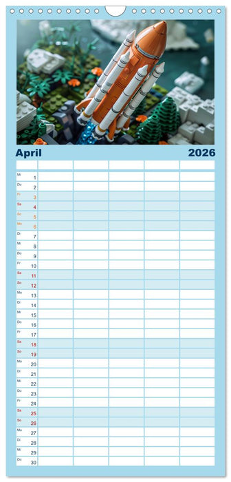 Fahrzeuge aus Fantasie (CALVENDO Familienplaner 2026)