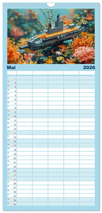 Fahrzeuge aus Fantasie (CALVENDO Familienplaner 2026)