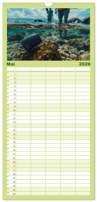 Der Geocaching Found it Kalender (CALVENDO Familienplaner 2026)