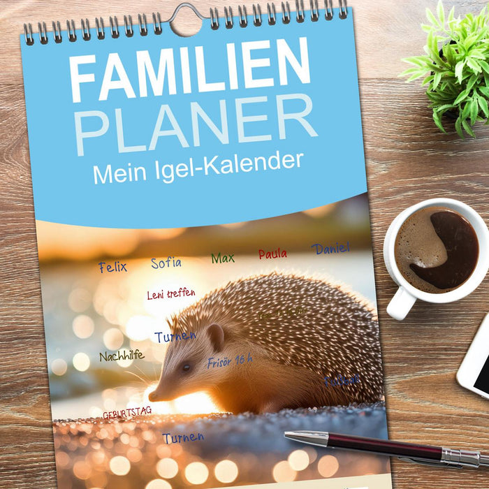 Mein Igel-Kalender (CALVENDO Familienplaner 2026)