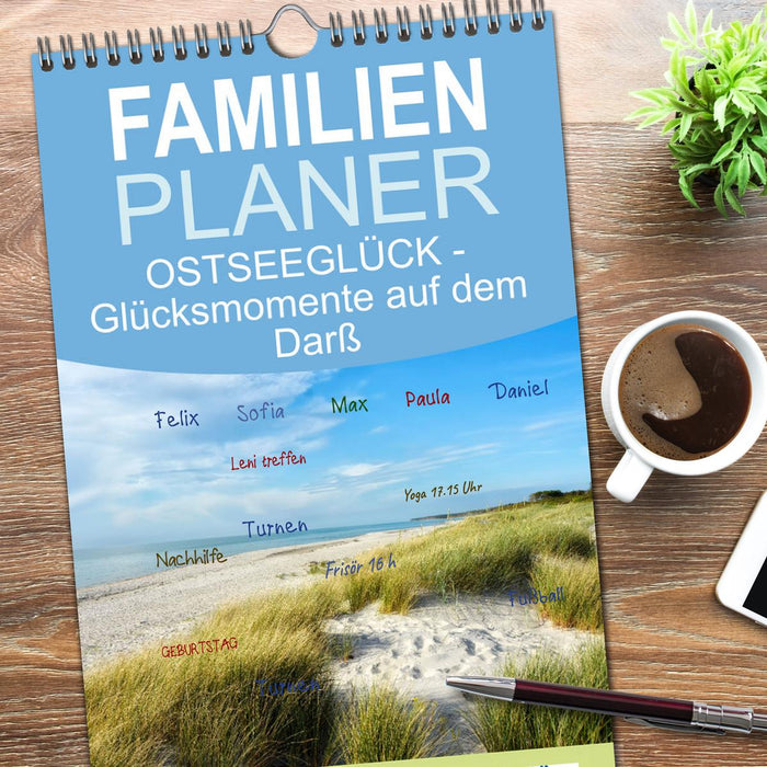 OSTSEEGLÜCK - Glücksmomente auf dem Darß (CALVENDO Familienplaner 2026)