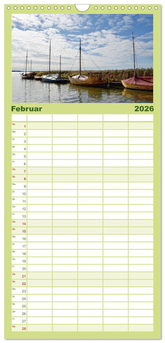 OSTSEEGLÜCK - Glücksmomente auf dem Darß (CALVENDO Familienplaner 2026)