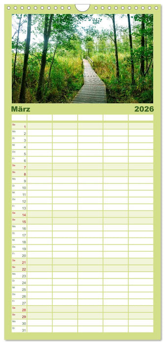 OSTSEEGLÜCK - Glücksmomente auf dem Darß (CALVENDO Familienplaner 2026)