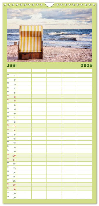 OSTSEEGLÜCK - Glücksmomente auf dem Darß (CALVENDO Familienplaner 2026)