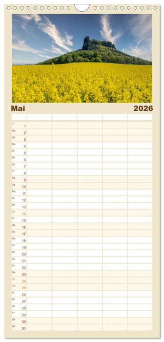 Dresden und Elbsandsteingebirge (CALVENDO Familienplaner 2026)