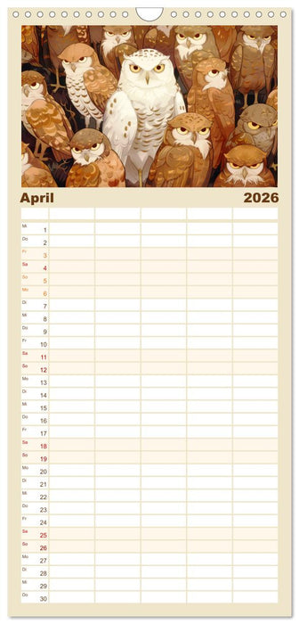 Hervorstechen ist Trumpf (CALVENDO Familienplaner 2026)