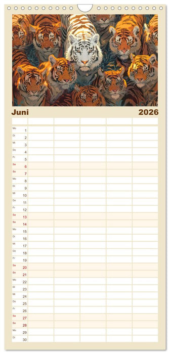 Hervorstechen ist Trumpf (CALVENDO Familienplaner 2026)