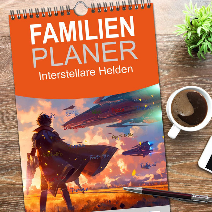 Interstellare Helden (CALVENDO Familienplaner 2026)