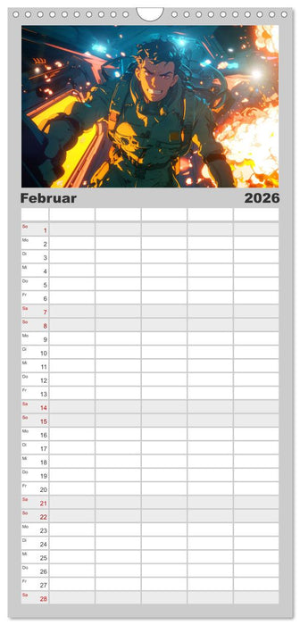 Interstellare Helden (CALVENDO Familienplaner 2026)