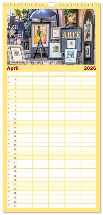Taormina - Juwel Siziliens mit antikem Charme (CALVENDO Familienplaner 2026)