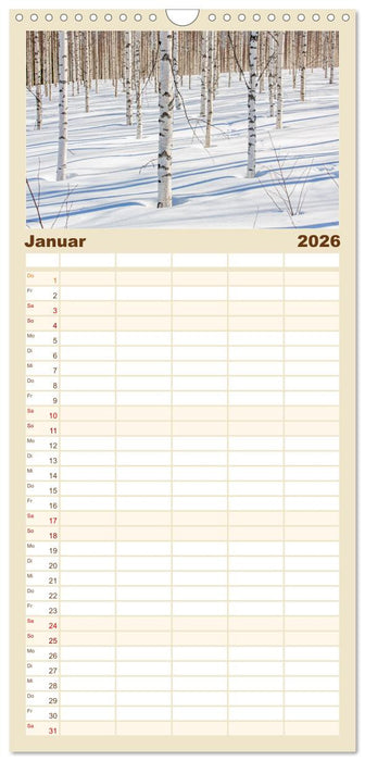 Wildes Finnland (CALVENDO Familienplaner 2026)