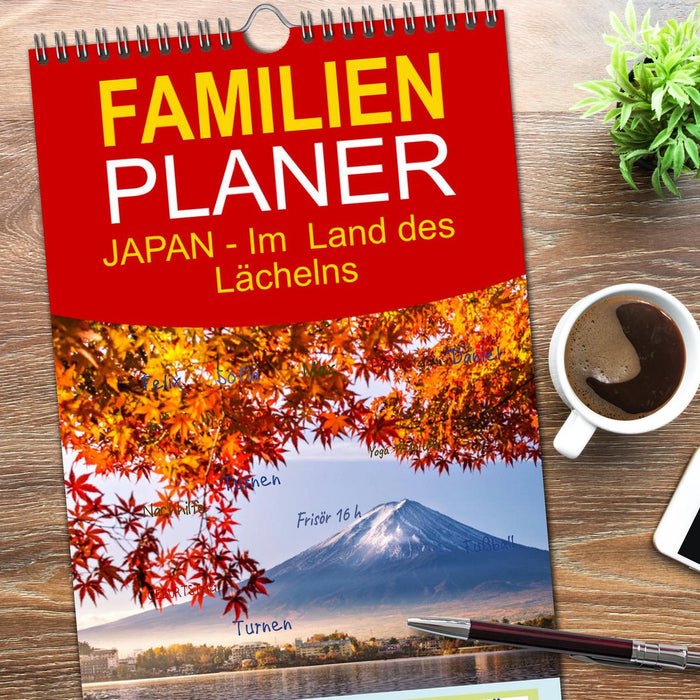 JAPAN - Im Land des Lächelns (CALVENDO Familienplaner 2026)