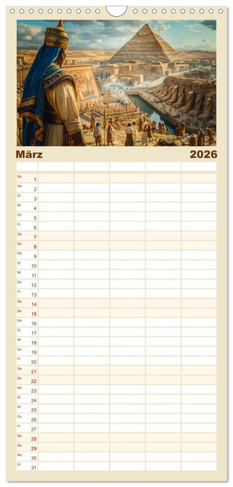 Im Schatten der Pyramidern (CALVENDO Familienplaner 2026)