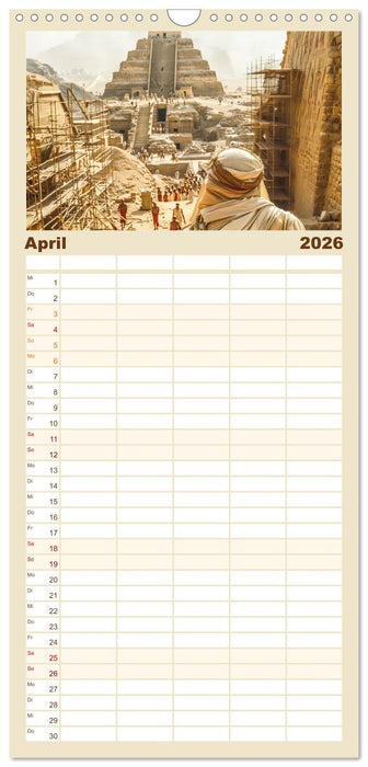 Im Schatten der Pyramidern (CALVENDO Familienplaner 2026)