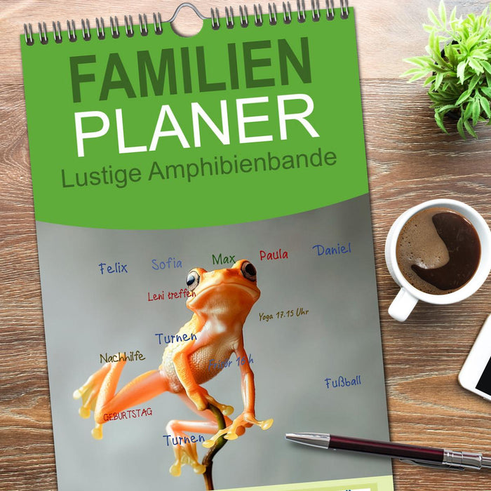 Lustige Amphibienbande (CALVENDO Familienplaner 2026)