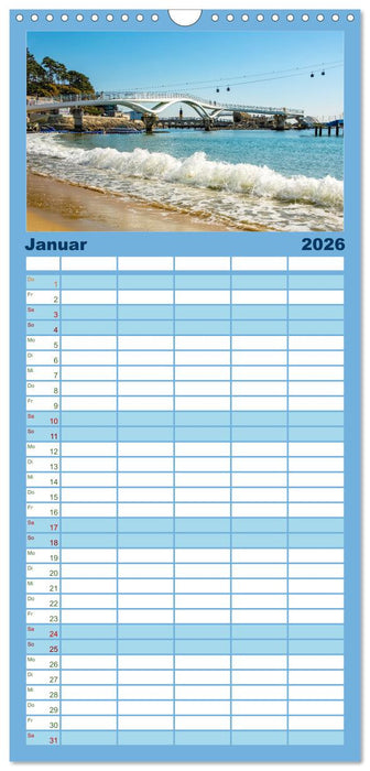 Busan - Hafenstadt in Südkorea (CALVENDO Familienplaner 2026)