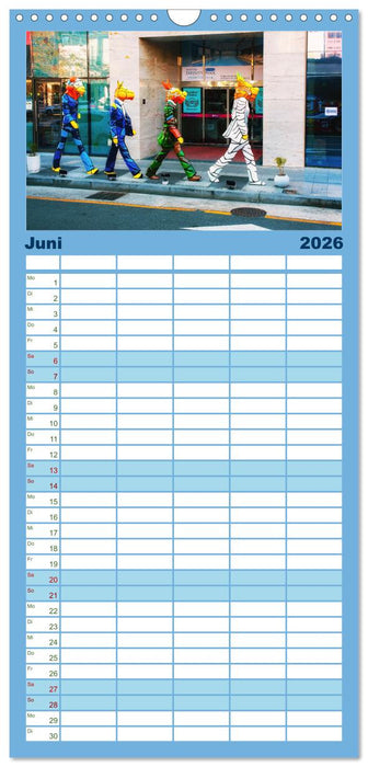 Busan - Hafenstadt in Südkorea (CALVENDO Familienplaner 2026)