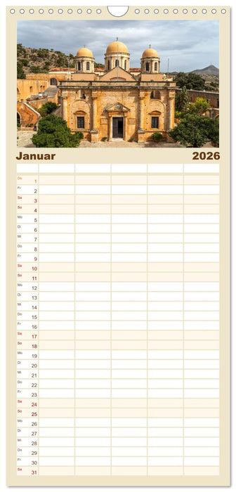 Faszination Kloster (CALVENDO Familienplaner 2026)