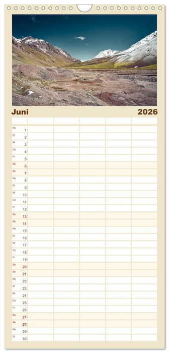 Argentinien - Hinter Weit kommt Weiter (CALVENDO Familienplaner 2026)